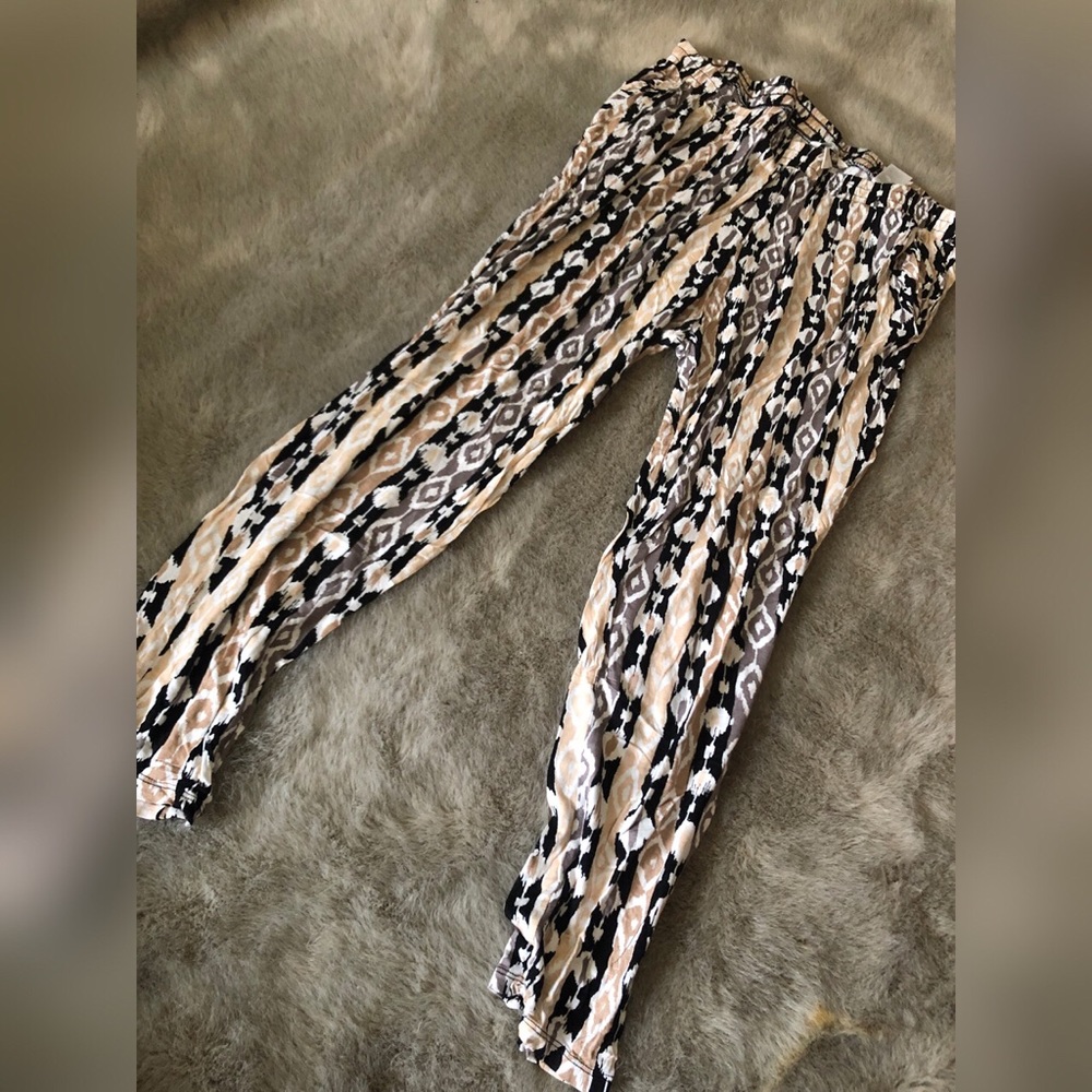 H&M Aztec print harem pant